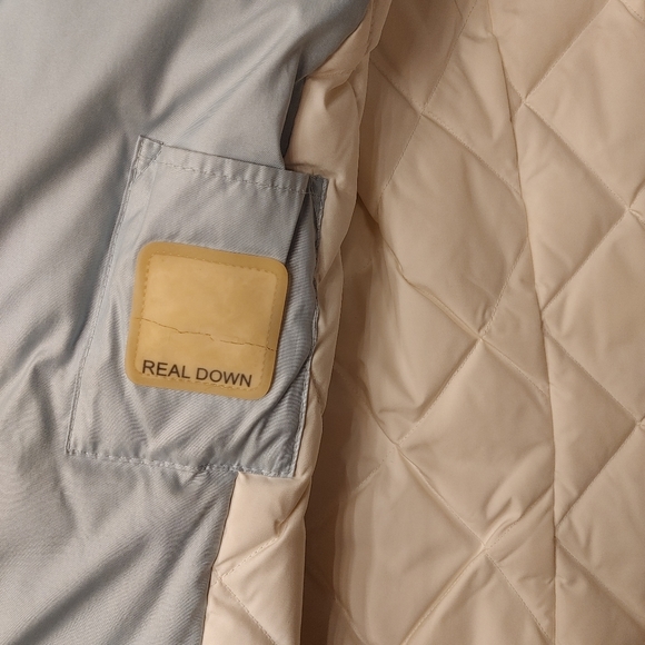 LAURÈL Vintage Ice Blue Down Puffer Jacket - Picture 15 of 15